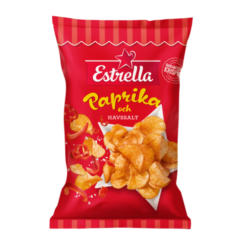 Estrella Paprika & Havssalt Crisps